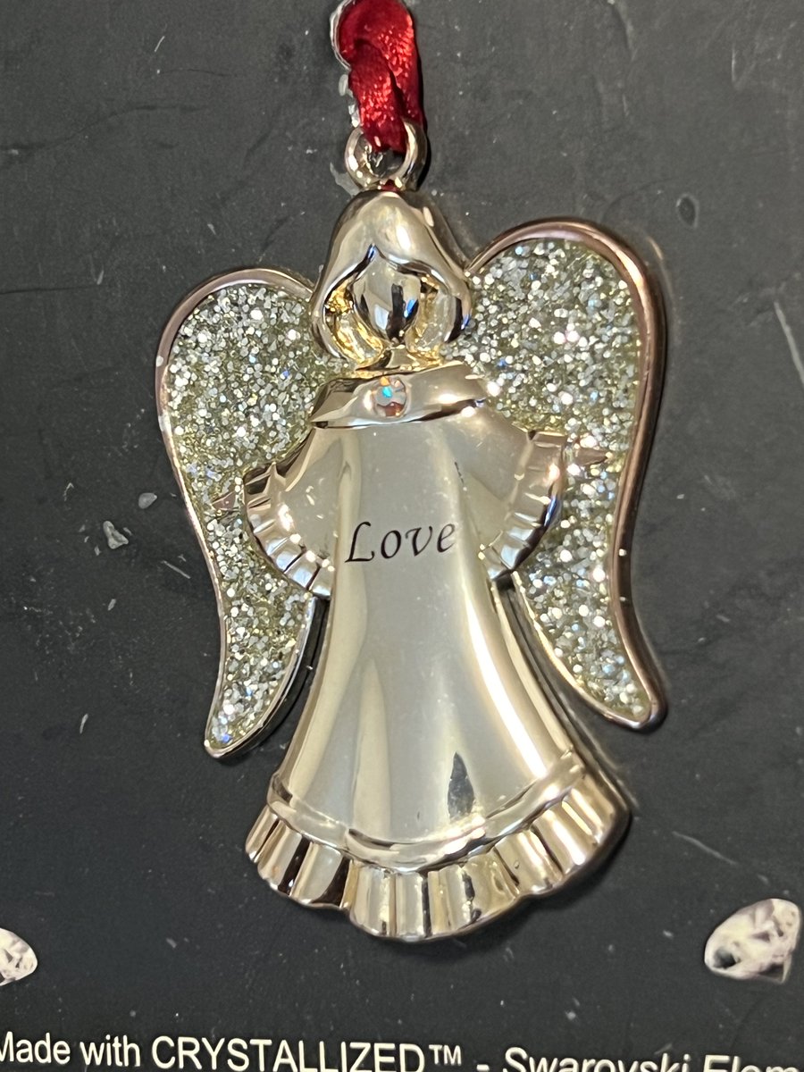 TeriE's tweet photo. SPARKLE~ #VINTAGE #Swarovski Crystal Angel Christmas Ornament Harvey Lewis #HolidayOrnament #ChristmasDecor #SwarovskiCrystal #SwarvoskiOrnament #christmasAngel #angel #christmasgift #giftidea #Love #angel #HarveyLewis #silverangel #ebayfinds https://t.co/pzUfRenkwK #eBay @eBay https://t.co/NnOAg5BT6k