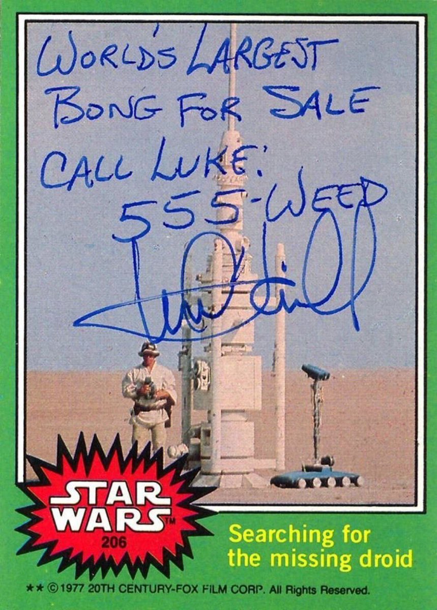 MichaelKarnowk3's tweet photo. @holochronicles MH was quite the risqué signer before the Disney purchase of LFL https://t.co/rZX5lCkC1q