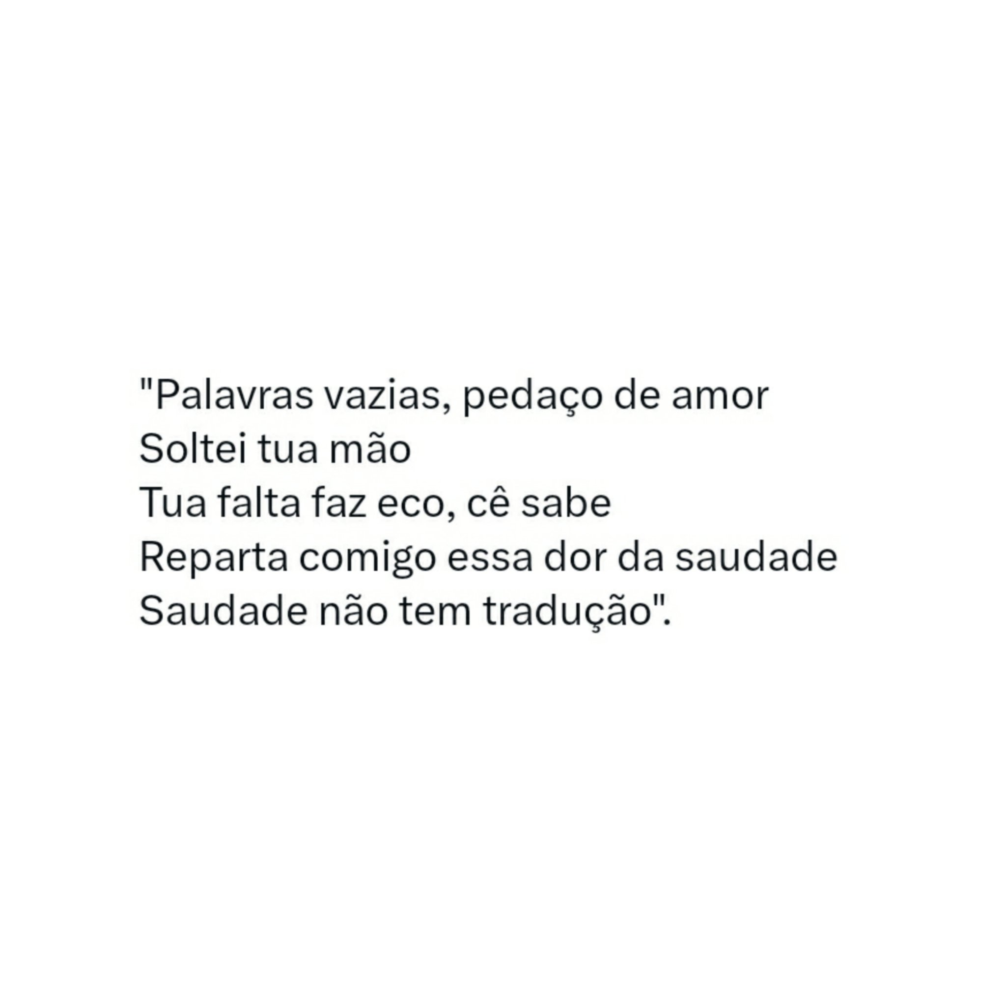 One Word Quote, saudade in 2023