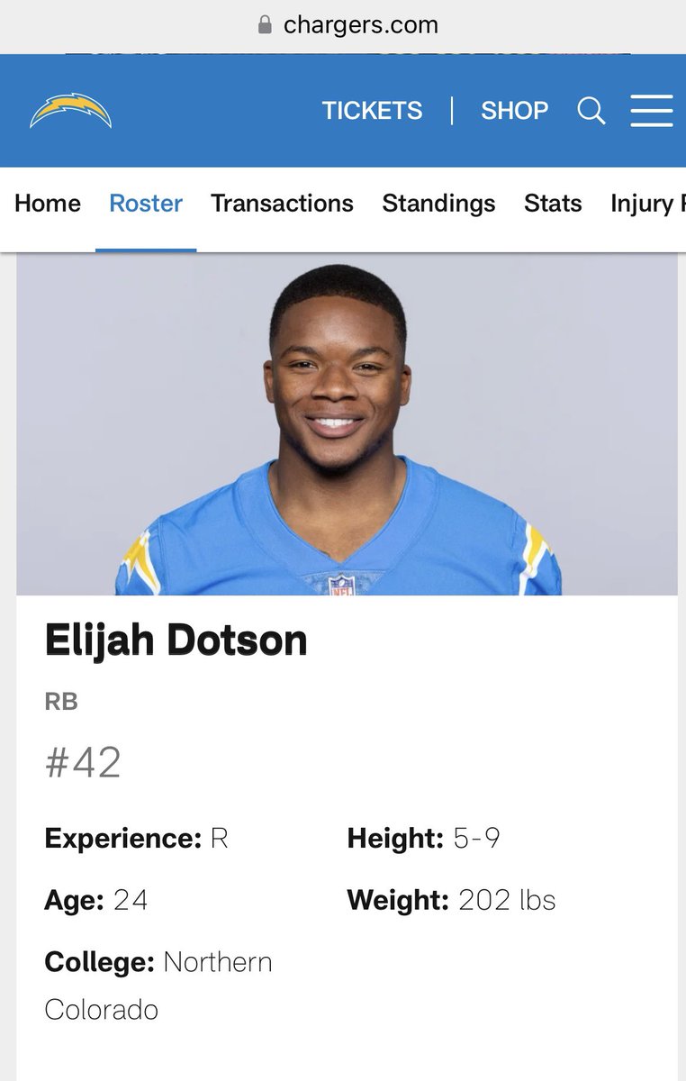 Congratulations to <a href="/eazzzydot/">Elijah Dotson</a> Elijah Dotson on making the 53 man roster for LA Chargers. That’s an <a href="/AntelopeTitans/">AntelopeTitans</a> in the NFL.