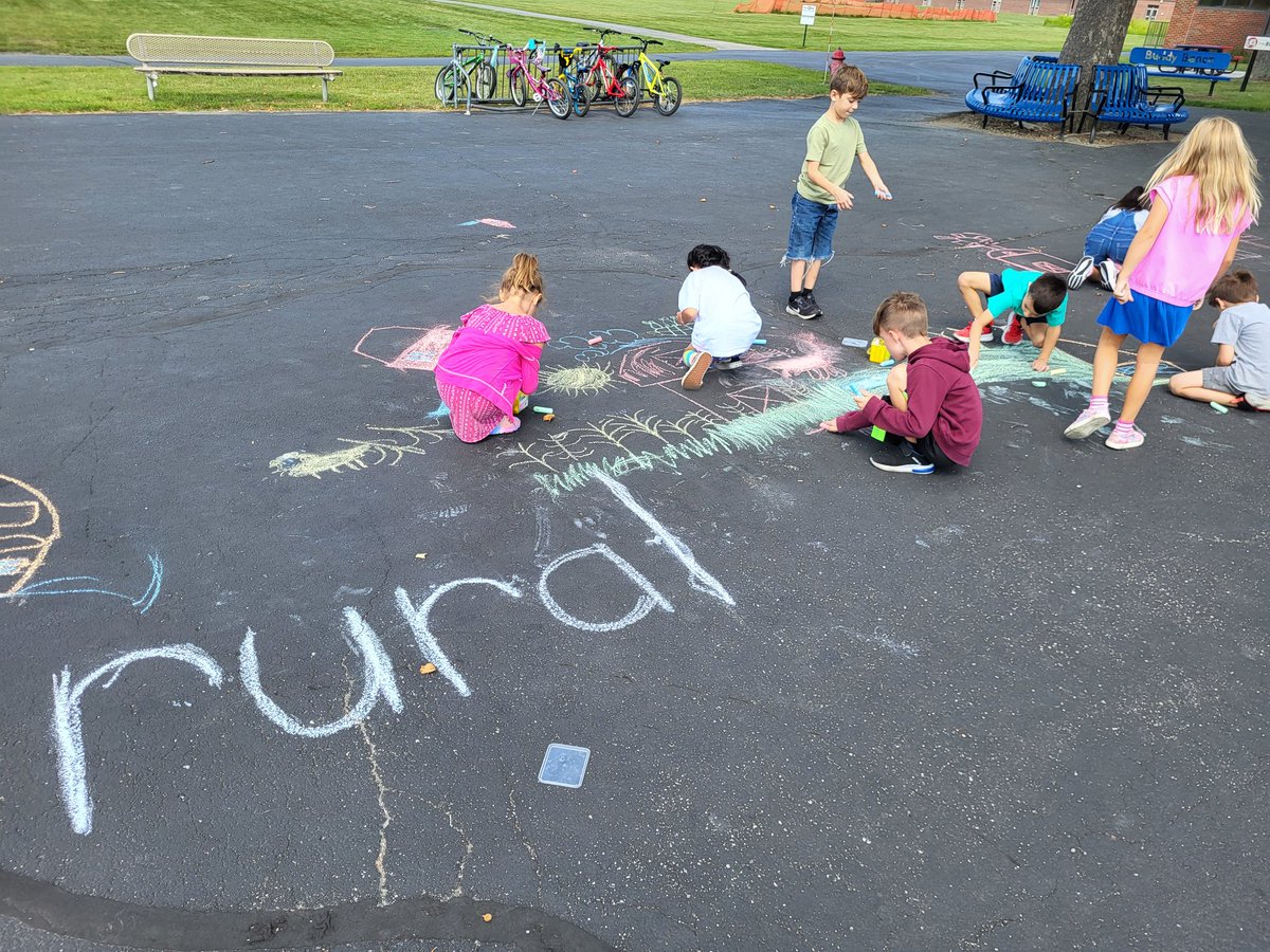 Working on learning about communities. Sharing what we learned on a beautiful Monday.