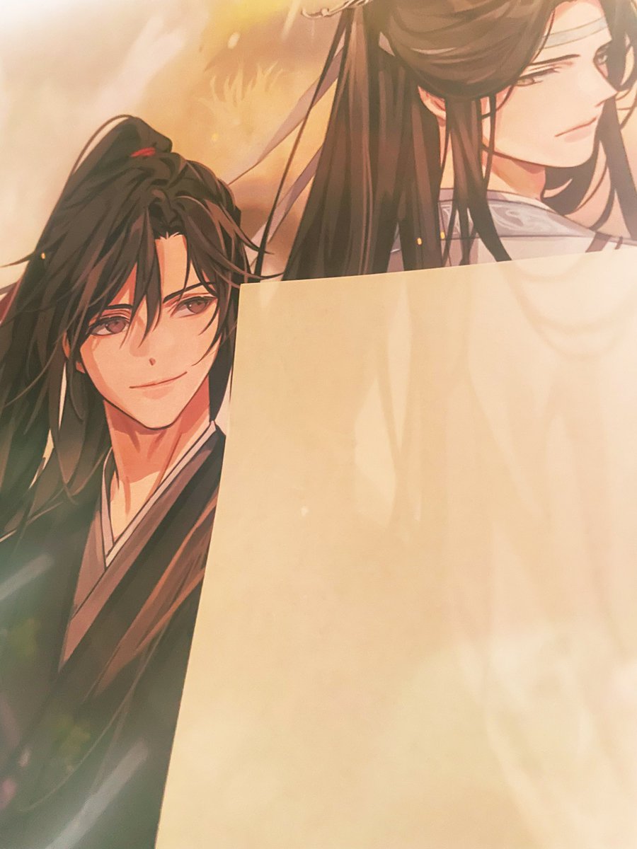 long hair white headband male focus 2boys black hair ponytail headband  illustration images