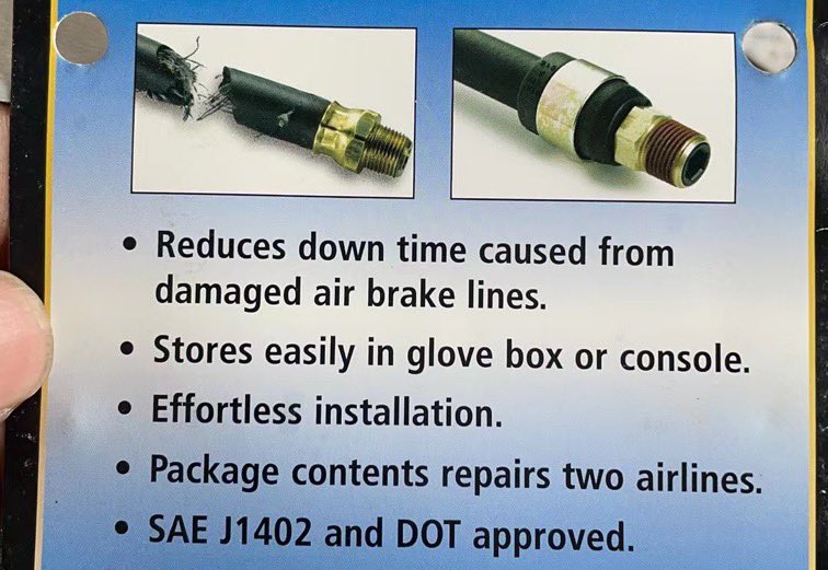 Quick assembly air brake fittings for SAE J1402 tubing and DOT approved. #dotfittings #pacepneumatics #airbrakefittings #airbrakehose #SAEJ1402 #heavyduty #truckparts
#trailerparts