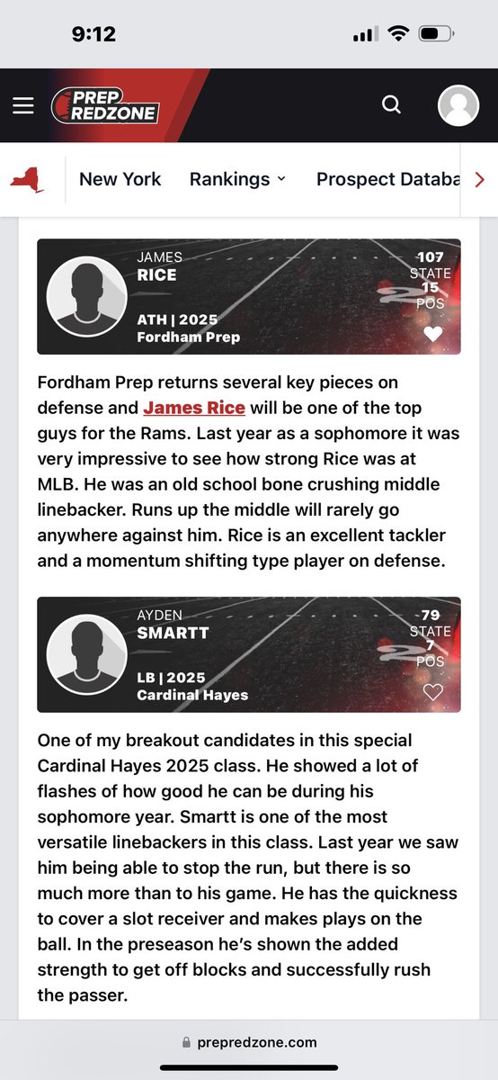 Thank you <a href="/PrepRedzoneNY/">Prep Redzone New York</a> <a href="/hopwood_rj/">RJ Hopwood</a> <a href="/AboutUOutreach/">About U Outreach</a> <a href="/Coachlanese13/">Coach George</a> <a href="/FP_Sports/">Fordham Prep Athletics</a>