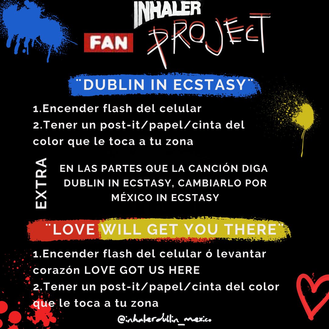 InhalerMexico's tweet image. FAN PROJECT CDMX 13 septiembre AUDITORIO BB @InhalerDublin