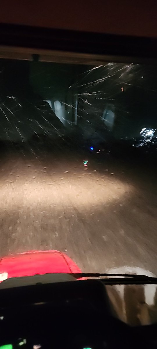 Yep, the weather network an hour ago said 3mm total tonight. Now over 10mm in an hour. Awesome! Well the first have of the grass seed will get a drink.