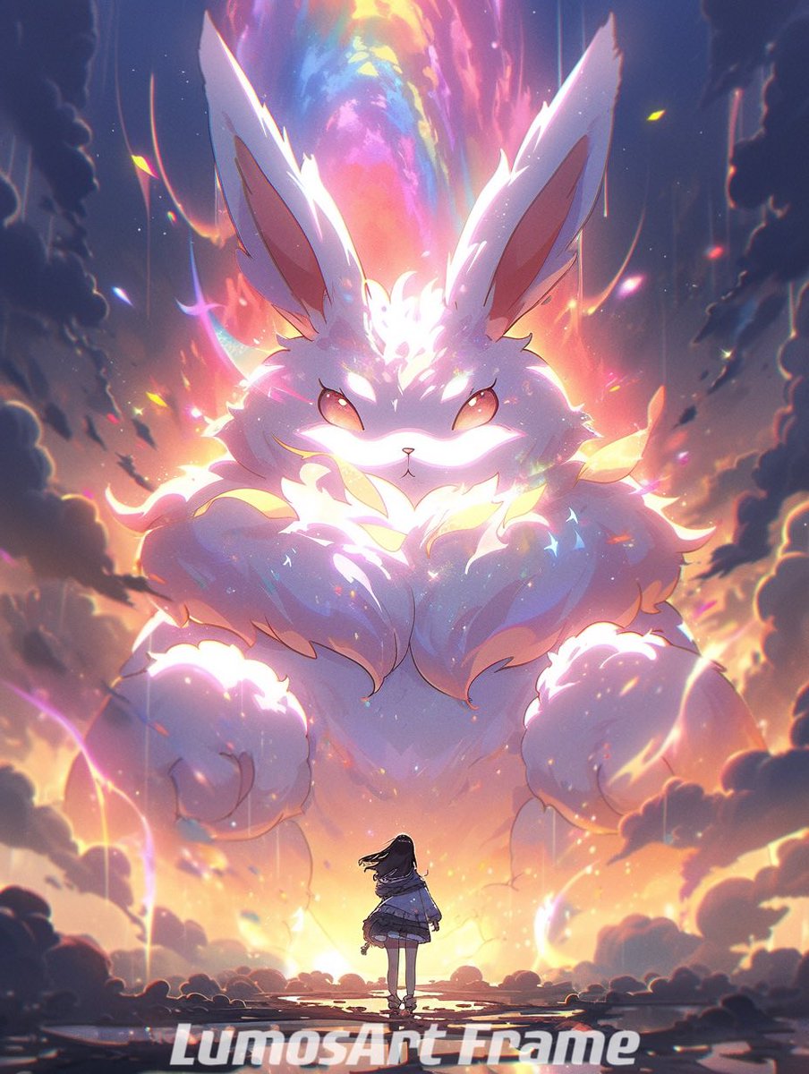 LumosArtFrame's tweet photo. This work is based on the Chinese zodiac.
This piece is inspired by the "Rabbit".

#ai
#aiwork
#aiart
#aipainting https://t.co/bqnPOr325k