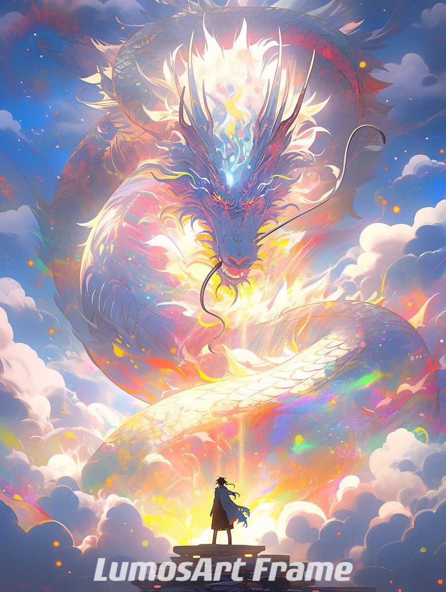 LumosArtFrame's tweet photo. This work is based on the Chinese zodiac.
This piece is inspired by the dragon.

#ai
#aiwork
#aiart
#aipainting https://t.co/YAV1WBP26R