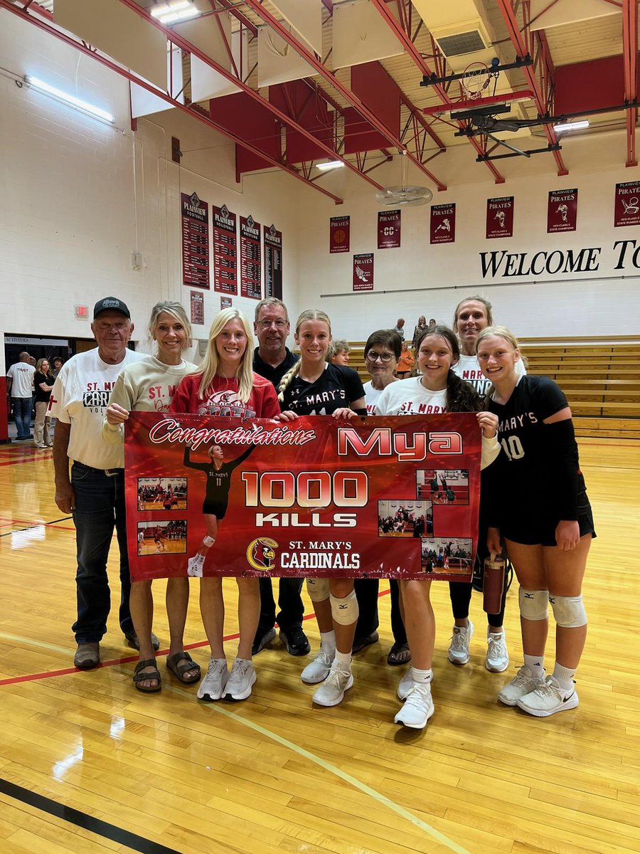 NDN Sports (@norfolksports) on Twitter photo It was a milestone night for <a href="/HedstromMya/">mya.hedstrom</a> of <a href="/stmarysoneill/">St. Mary's Catholic School O'Neill, NE</a>. #nebpreps It was a milestone night for <a href="/HedstromMya/">mya.hedstrom</a> of <a href="/stmarysoneill/">St. Mary's Catholic School O'Neill, NE</a>. #nebpreps