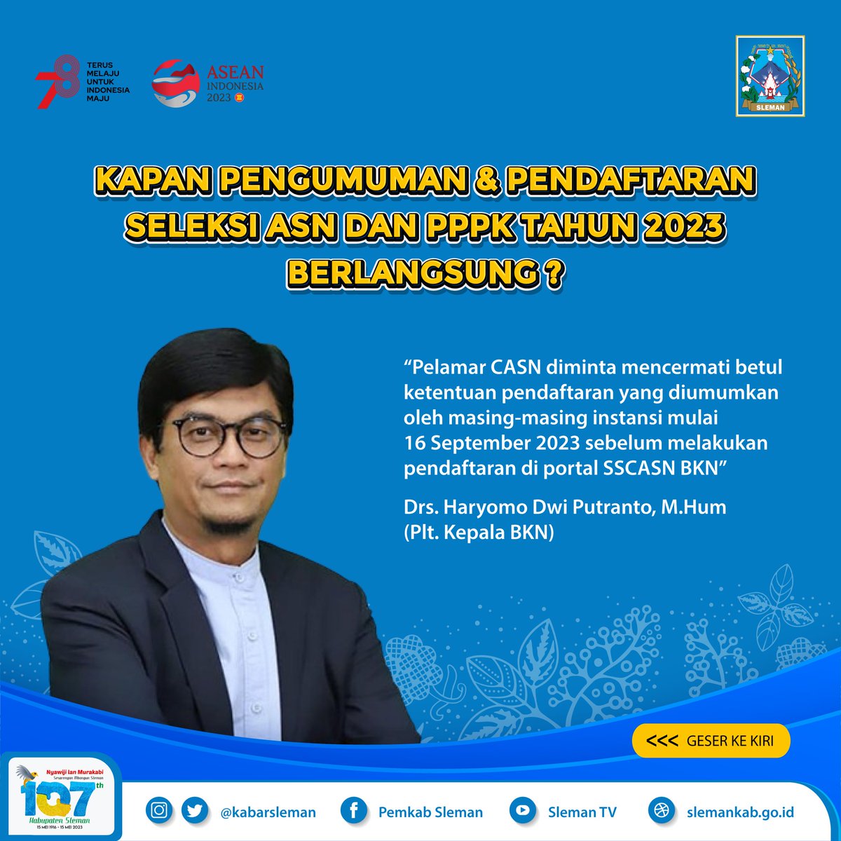 Pemkab Sleman tweet media