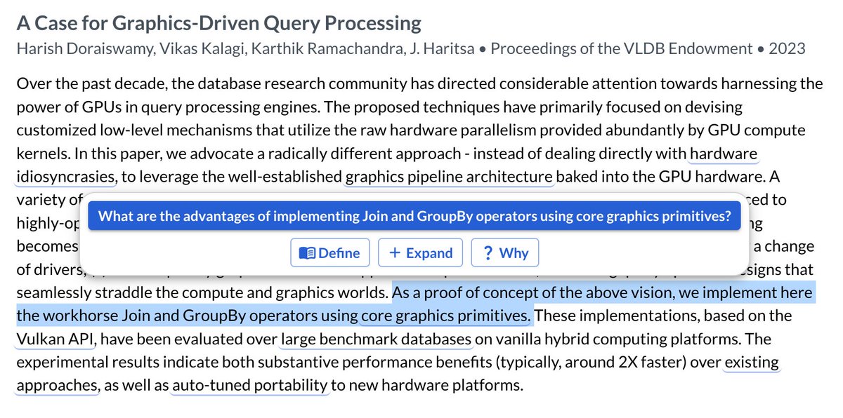 Ai2 (@allen_ai) on Twitter photo 🚨 Awesome new demo from the <a href="/ai2_s2research/">Semantic Scholar Research @ AI2</a> team!
Explore #VLDB2023 paper abstracts using LLM-powered features with "Expandable Abstracts":
exp-sum.apps.allenai.org 🚨 Awesome new demo from the <a href="/ai2_s2research/">Semantic Scholar Research @ AI2</a> team!
Explore #VLDB2023 paper abstracts using LLM-powered features with "Expandable Abstracts":
exp-sum.apps.allenai.org