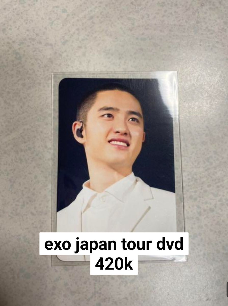 WTS EXO D.O Kyungsoo Photocard
READY JAPAN

✅️ bersih JP
❌️ emstax

📍Jakarta

tag. exo the best channel japan fanmeet exol venue sell lfb pc tour dvd bluray