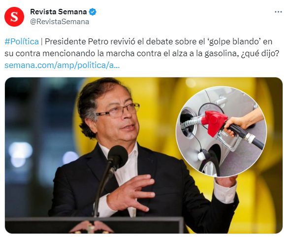 IBetancourtCol's tweet photo. Lo del golpe blando es una manipulación narrativa de Petro. Golpe blando es el que él le está dando a las instituciones, golpe blando es montarse al poder de manera fraudulenta, golpe blando es acuartelar a las Fuerzas Armadas. Ese es el golpe blando, acabar nuestra democracia. https://t.co/VAXghIA5Gh