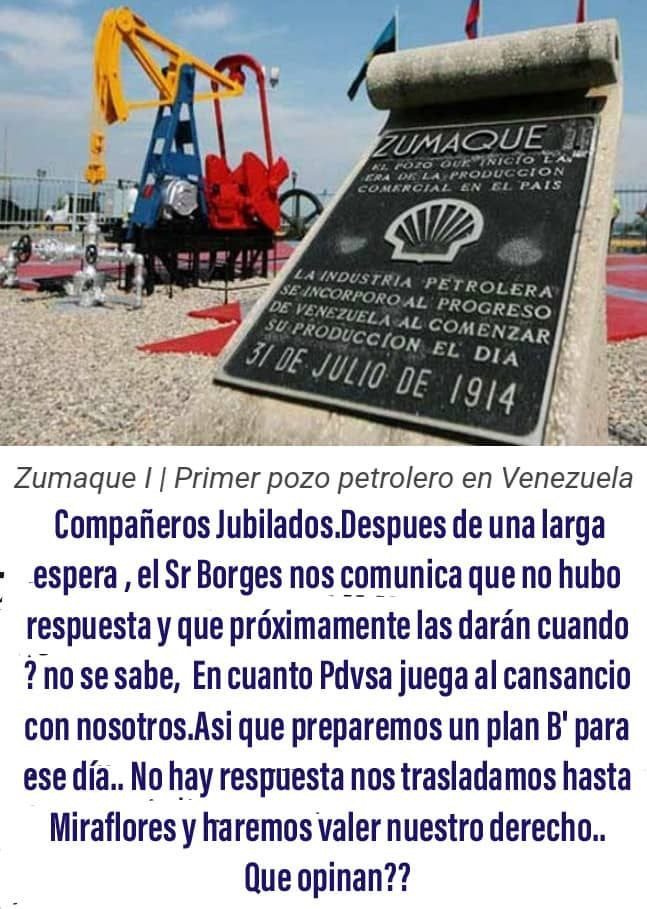 henriquezcc's tweet photo. @pdvsa_jubilados @NicolasMaduro @TellecheaRuiz https://t.co/uUyhB38ODb
