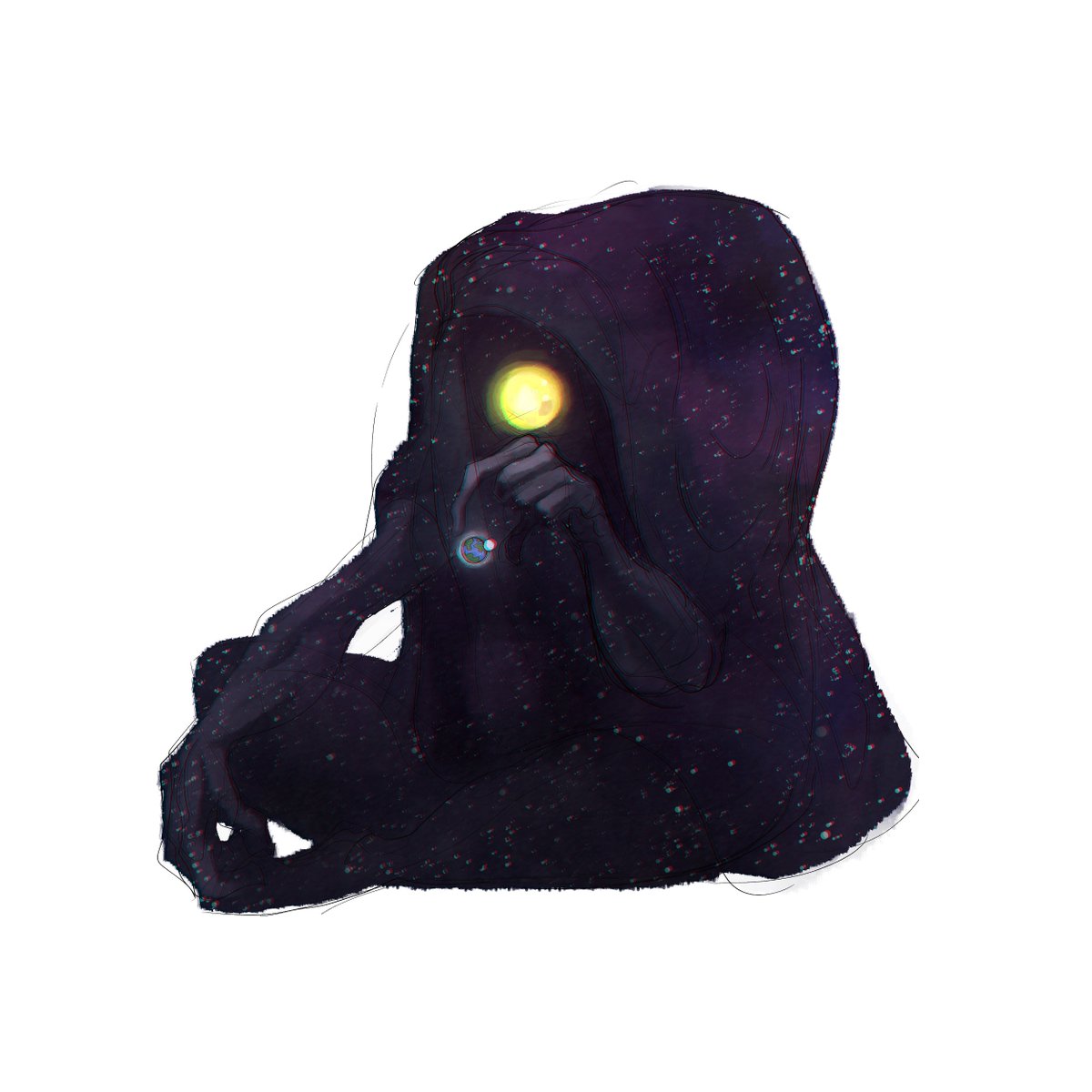 MonstroRetina's tweet image. Tema: Espaço