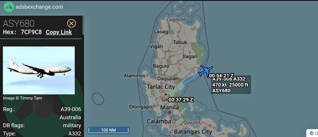 FMilcoms's tweet photo. #ASY 680 #7CF9C8 departed RPLC and heading NE. https://t.co/VmPe0Dj9vz
