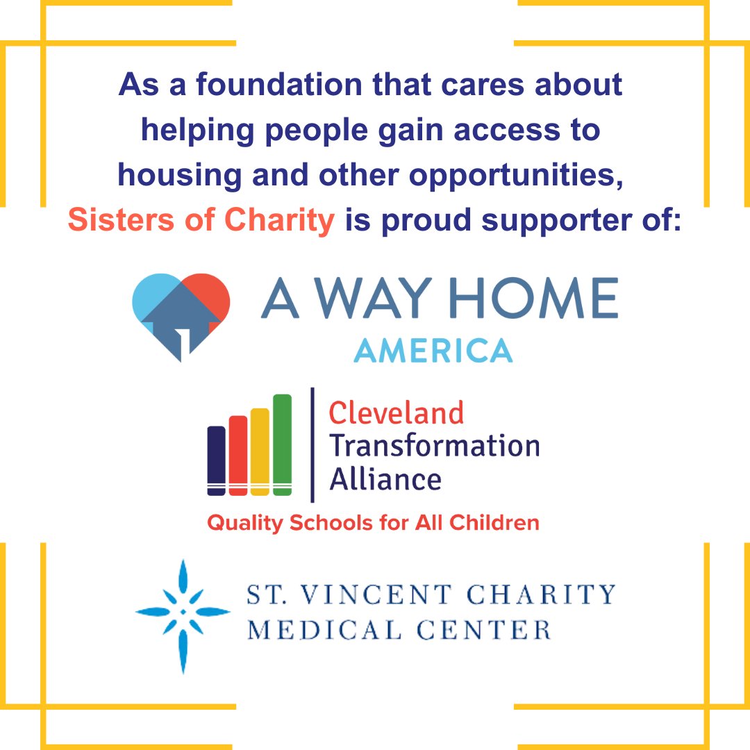 We are grateful to these organizations for their efforts!
- A Way Home America (fiscally sponsored by Third Sector New England)
- Cleveland Transformation Alliance
- St. Vincent Charity Health Campus