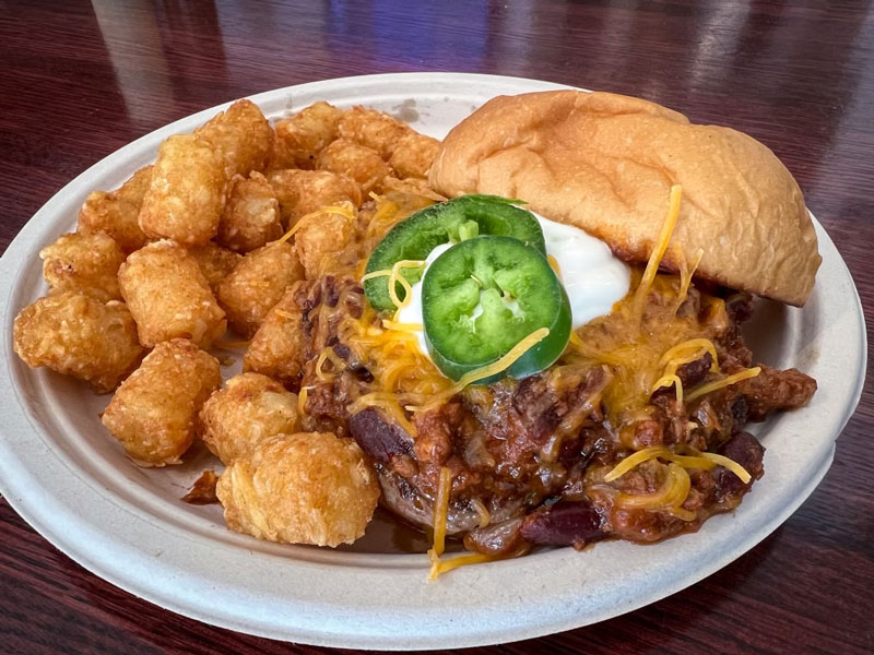 Tony's Diner is kicking off Welcome Week with a limit time Chili Cheeseburger with Tator Tots! YUM!!!
Whether your a returning student or taking your first steps on campus, get in the Welcome Week spirit and come see us!

Don't forget you can order on-line to beat the crowds!