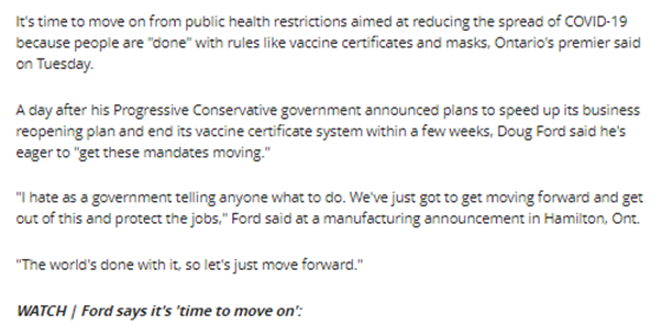 MarieTattersall's tweet photo. Let’s walk in a Circle
SPOILER ALERT⬇️
We’re going to Start & Finish in the SAME spot
#1 ➡️Ford’s calling the Shots
February 15, 2022
Doug Announces he’s DONE with COVID
https://t.co/tb4Tuxwb1I https://t.co/71O0EtCasd