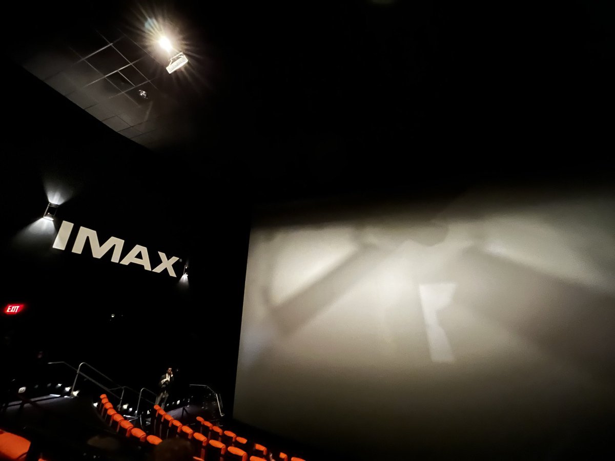RollItPodcast's tweet photo. A rare in person Roll It field trip to see Oppenheimer in 70mm Imax!

It. Was. Glorious. https://t.co/OKZm4qMLjQ