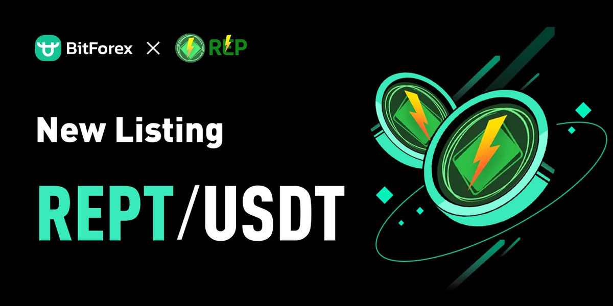 bitforexcom's tweet photo. BitForex ✖️ #REPT @REP_TOKEN
⏰ 2023/08/31 at 15:00 (GMT+8)
Trade👉https://t.co/JUXcfZaVim
Details🔗https://t.co/amXSBRRp2B
#BitForex #newlistings #REPT https://t.co/1Z1pw6OMDN