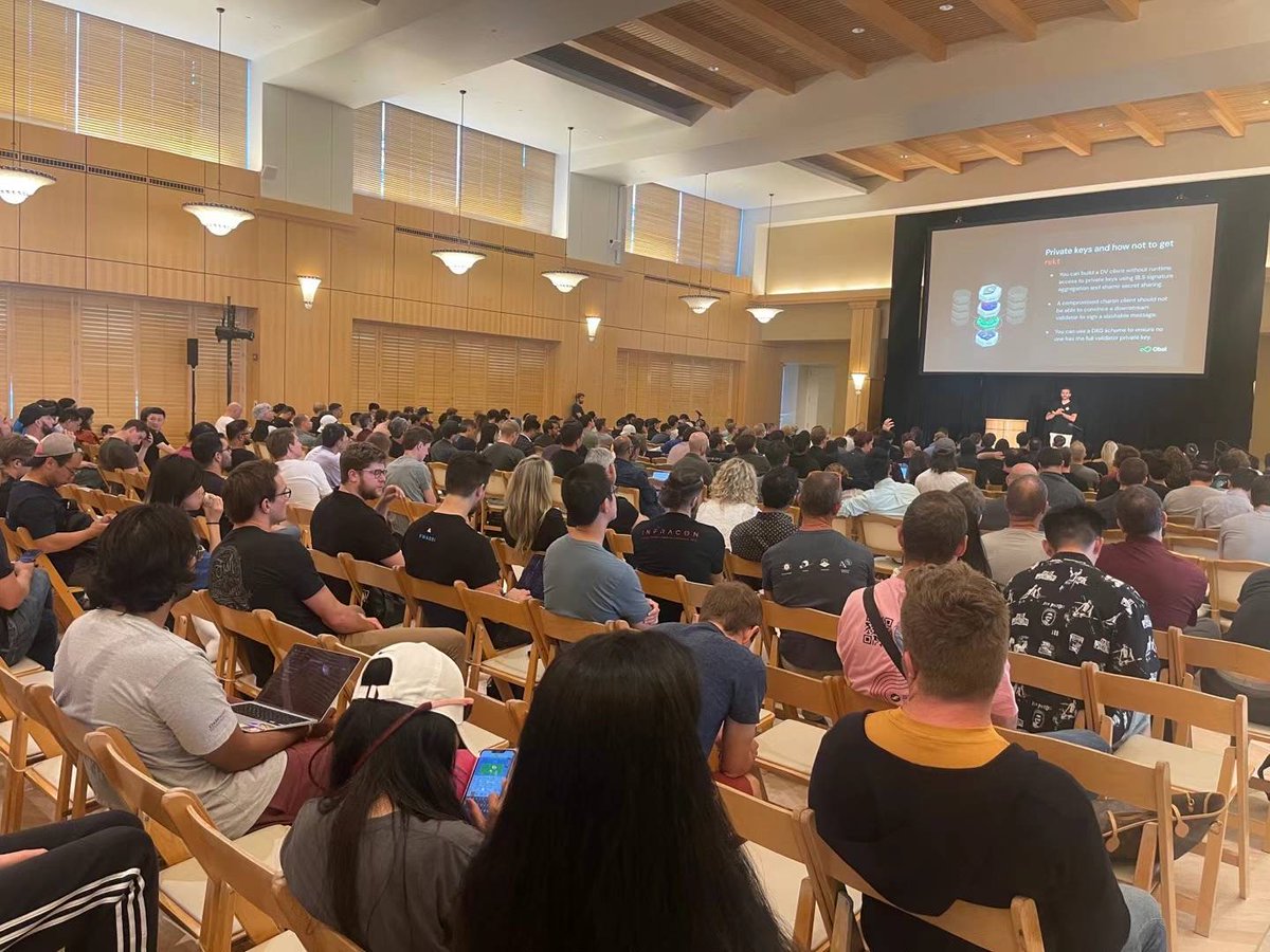 TrendX_official's tweet photo. 🔥#veDAO at Stanford Blockchain Week, and it's everything we envisioned!
🚀From AA, MEV, Consensus, #ZK to #AI & #Crypto, it's our kind of thrilling adventure
Embrace the world's top event for creators and scholars with joy☕️
#StanfordBlockchainWeek #Stanford #WEB3 https://t.co/u1I9P42ug3