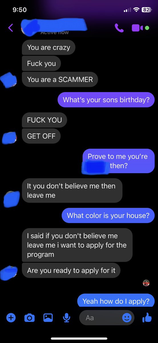 NickMelill0's tweet photo. I called out a Facebook scammer and they hit me with the ol’ UNO reverse card. Guess I’m the scammer now 🤷🏻‍♂️ https://t.co/2LazA4hjTb