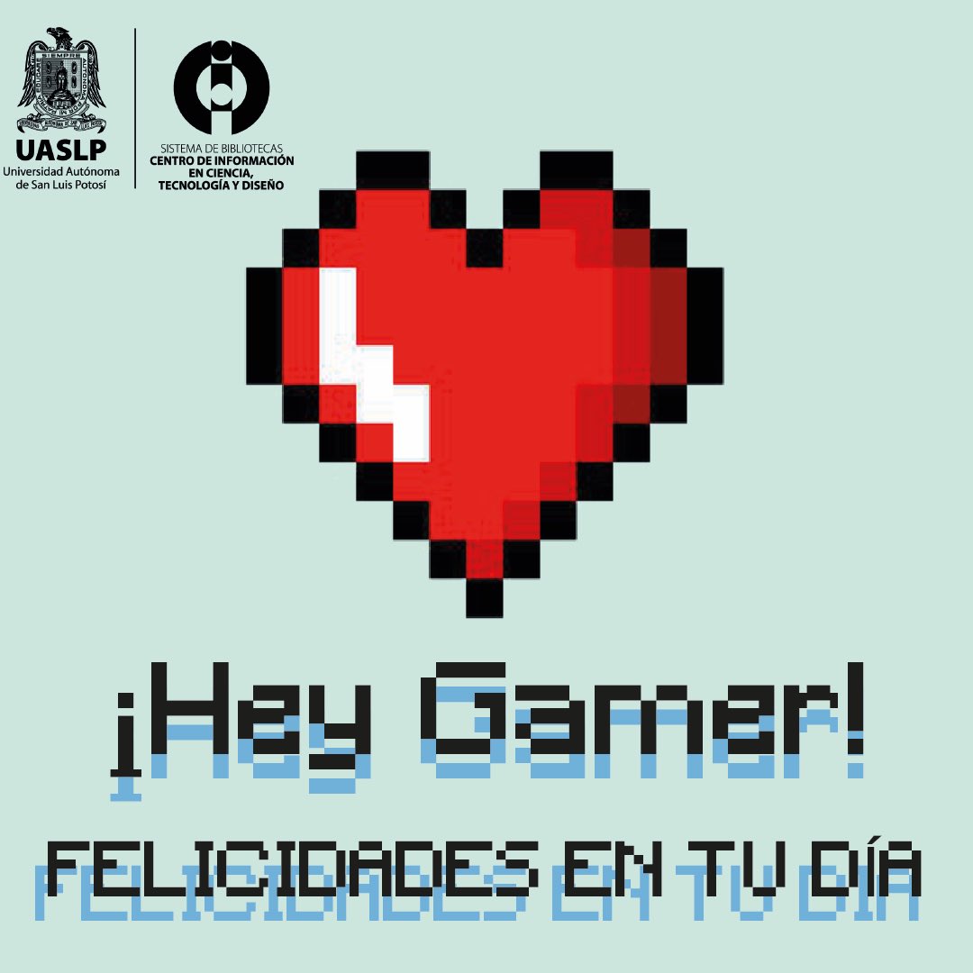 CICTD's tweet photo. 🕹️👾 ¡Alto ahí, campeón! Hoy festejamos el Día Internacional del Gamer. Así que, ¿listo para dominar mundos virtuales y conseguir esos logros? ¡A jugar! 🎮🎈
#CICTD #UASLP #SLP #LaBiblio #gamer https://t.co/A45C81GomB