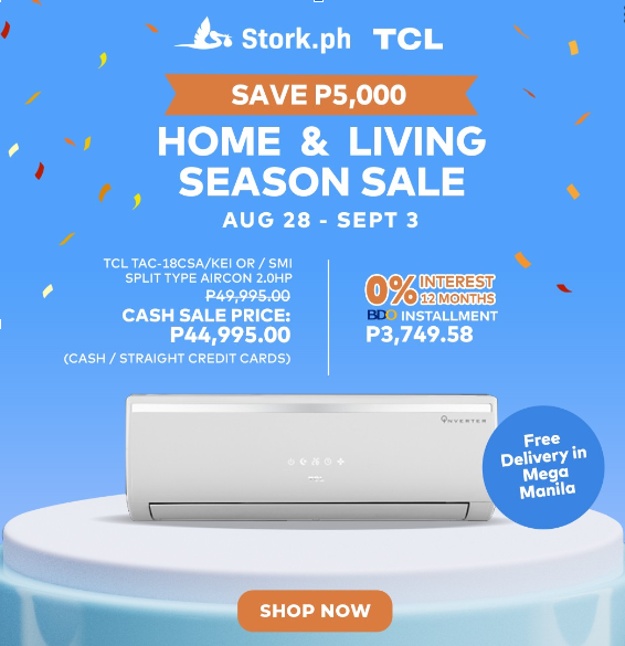 stork_ph's tweet photo. Experience cool comfort at its finest with the TCL TAC-12CHSTD-FAI 1.5 HP Split Type Aircon. Beat the heat with powerful cooling performance and modern design, making every space a haven of relaxation and tranquility.#StorkPH #SureKaDito https://t.co/EgEdUVY7Cu