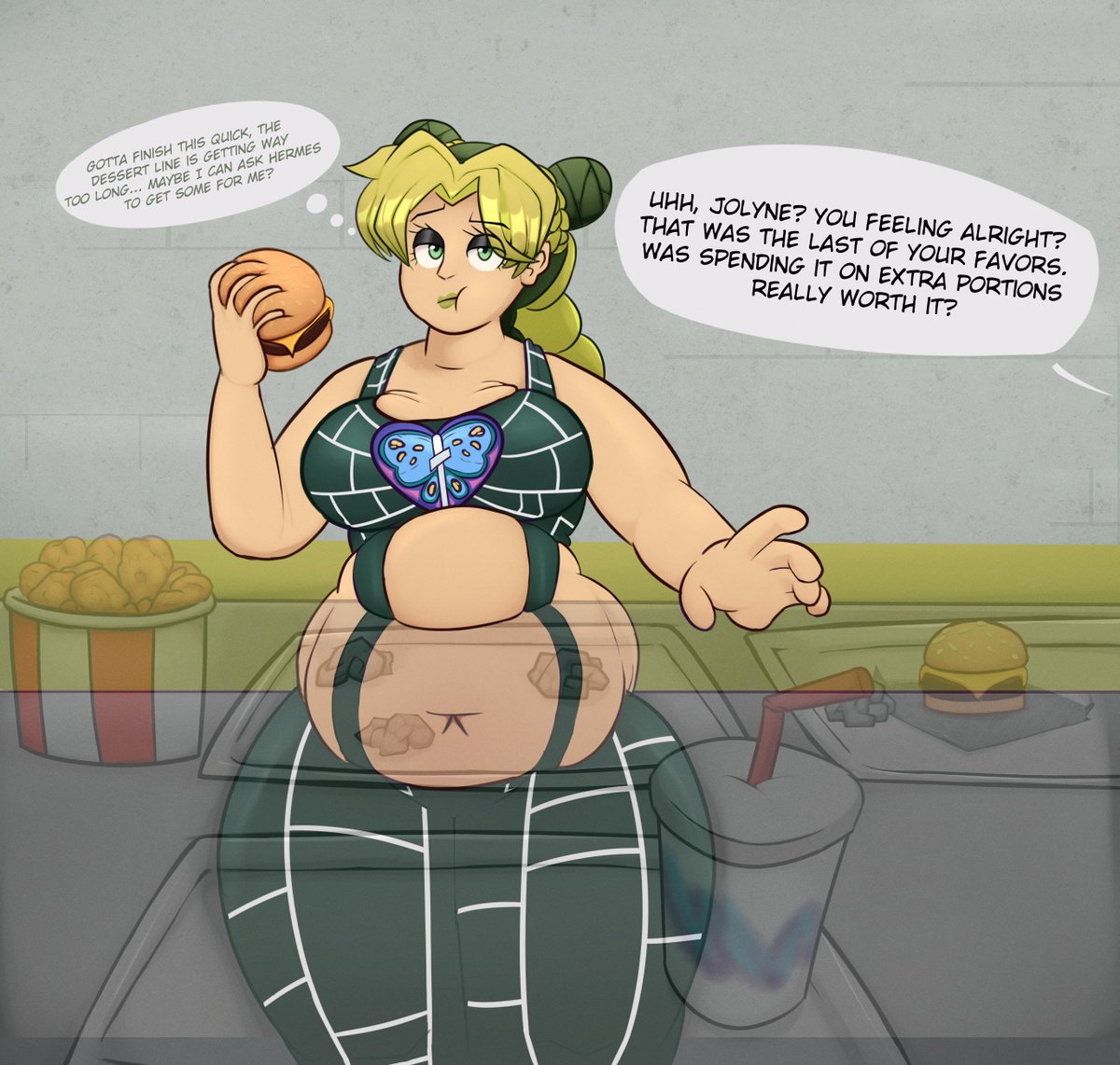 swissrolls__'s tweet photo. Sequence comm for @swuuper of Jolyne falling prey to a mysterious new stand 👀 https://t.co/DlPeK84yBU