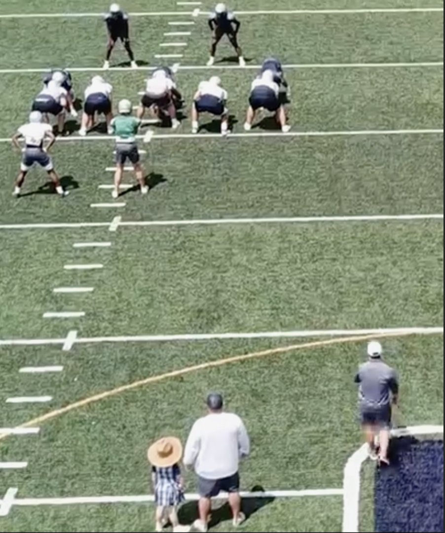 CoachHooten's tweet photo. Never had my heart more full watching film than when I watched today's practice. Had a great assistant on the field with me. #coachkid #kidcoach https://t.co/VhAIObEHZm