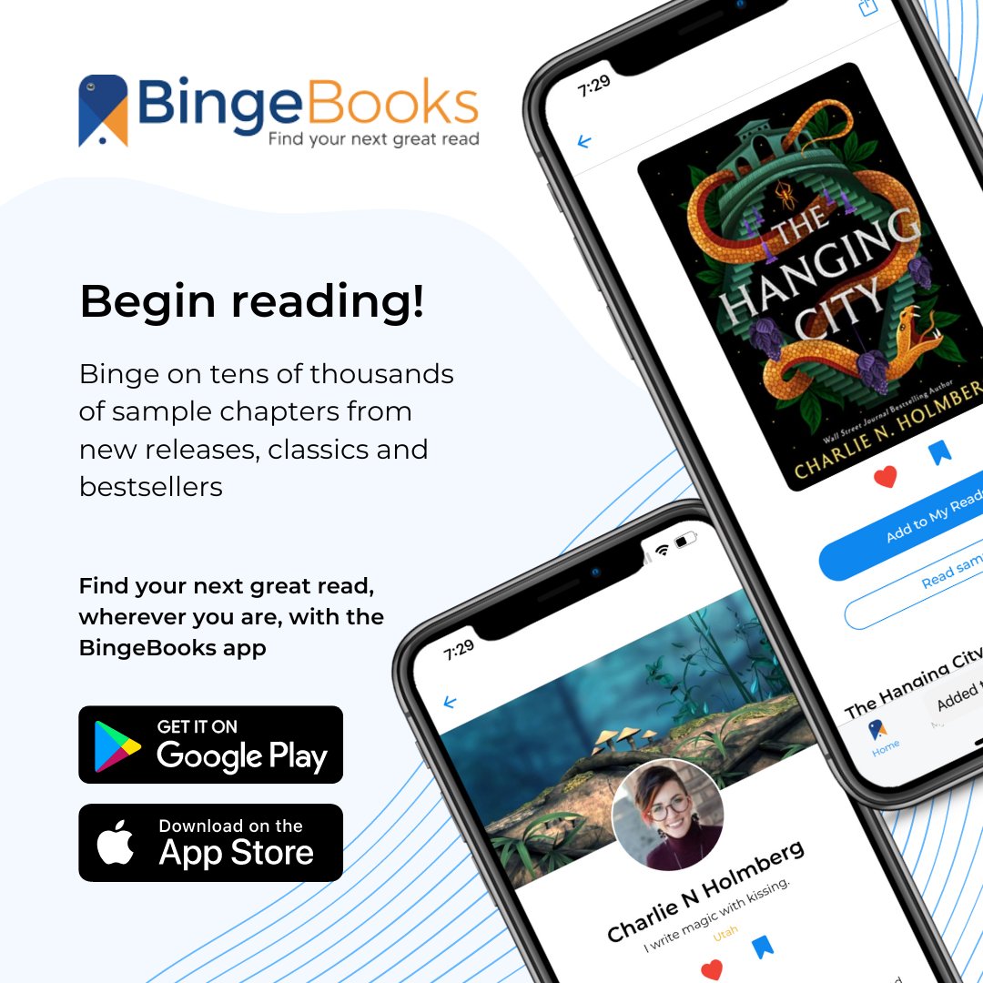 Start bingeing the opening chapter of THE HANGING CITY by our latest Spotlight Author in #Fantasy: @CNHolmberg bingebooks.com/book/the-hangi… #nextgreatread #booklovers #amreading #fantasybooks #booklovers #booksworthreading #BookTwitter #booktwt