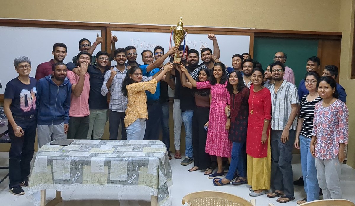 29 August 2023: We had the EECS Sports Meet 2023 prize distribution on the occasion of the National Sports Day!
The Department of Computer Science and Automation won the overall championship among 38 events with around 350 participants!