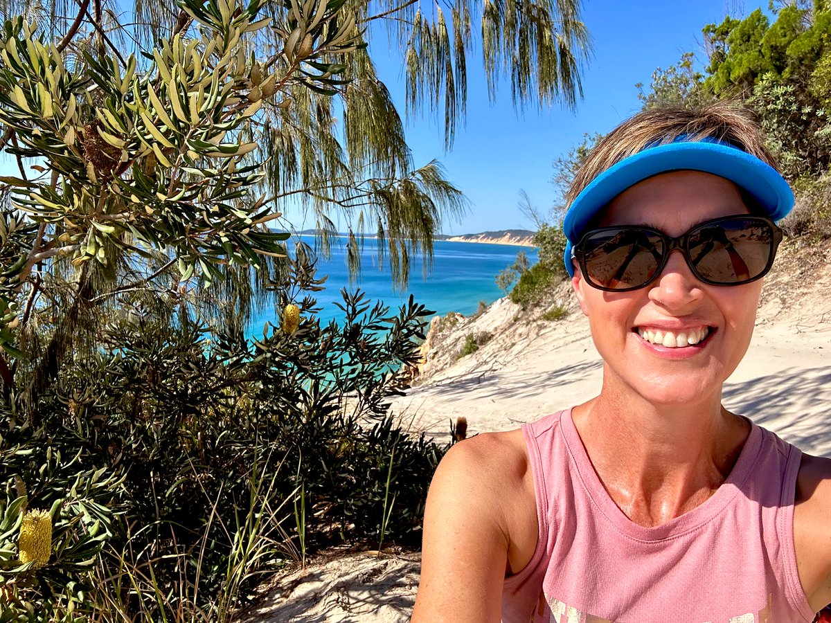 suepillans's tweet photo. SO happy to be back in my #happyplace just in time for #QLDWalksMonth Love taking in this stunning view on my “Nature Walk Wednesdays” from the Cooloola Great Walk. How GREAT is it! https://t.co/zMafAIxnUN 💙 #WeWalkQLD #qldwalks #nationalpark https://t.co/x8AyG5XygP