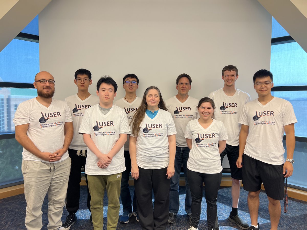 What a handsome bunch! The Ultrasound Research Laboratory for Fall 2023 (aka, the LUSER lab)