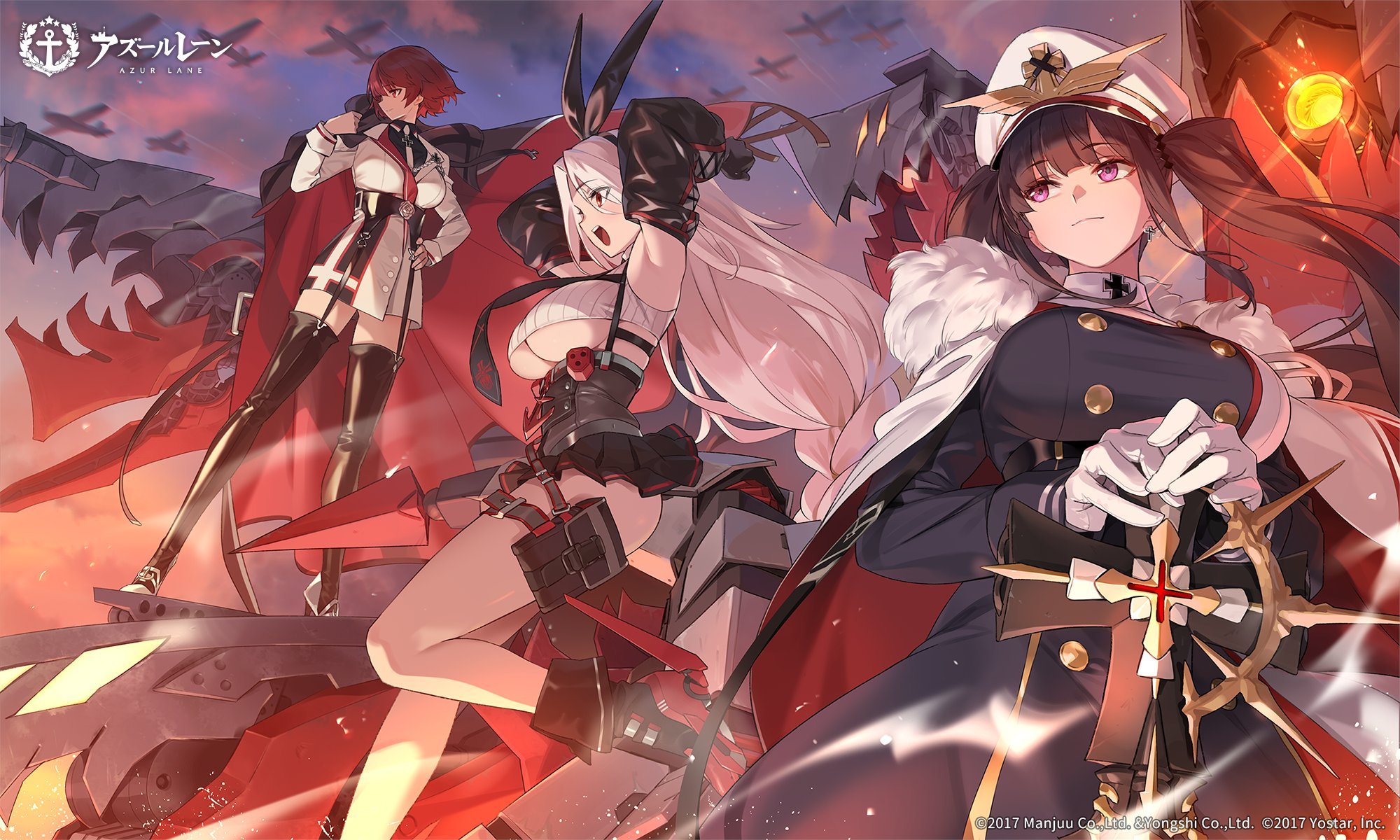 アズールレーン 複製版画 ユニコーン・夕立・Z46・エルドリッジ へんりいだ アズールレーン 複製版画 ユニコーン・夕立・Z46・エルドリッジ