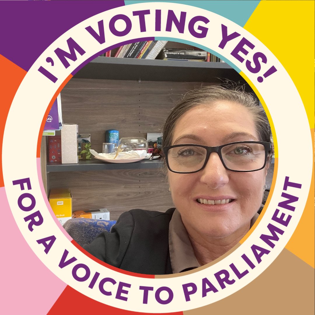 I'll be voting YES! Because I want to live in a country that recognises 65,000 years of Indigenous culture in our constitution.
 Listening to communities through a Voice will mean we can work together to create a better future together. #VoteYES #yes23 <a href="/yes23au/">The National Gathering</a>