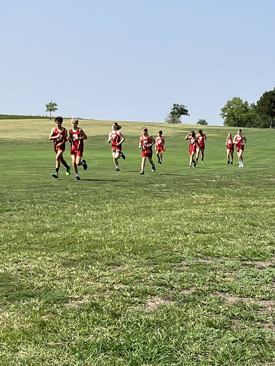 Congratulations to Kale, Wesley, Reid and Ariel for placing in the top 15 for JH runners!!#jeffpride