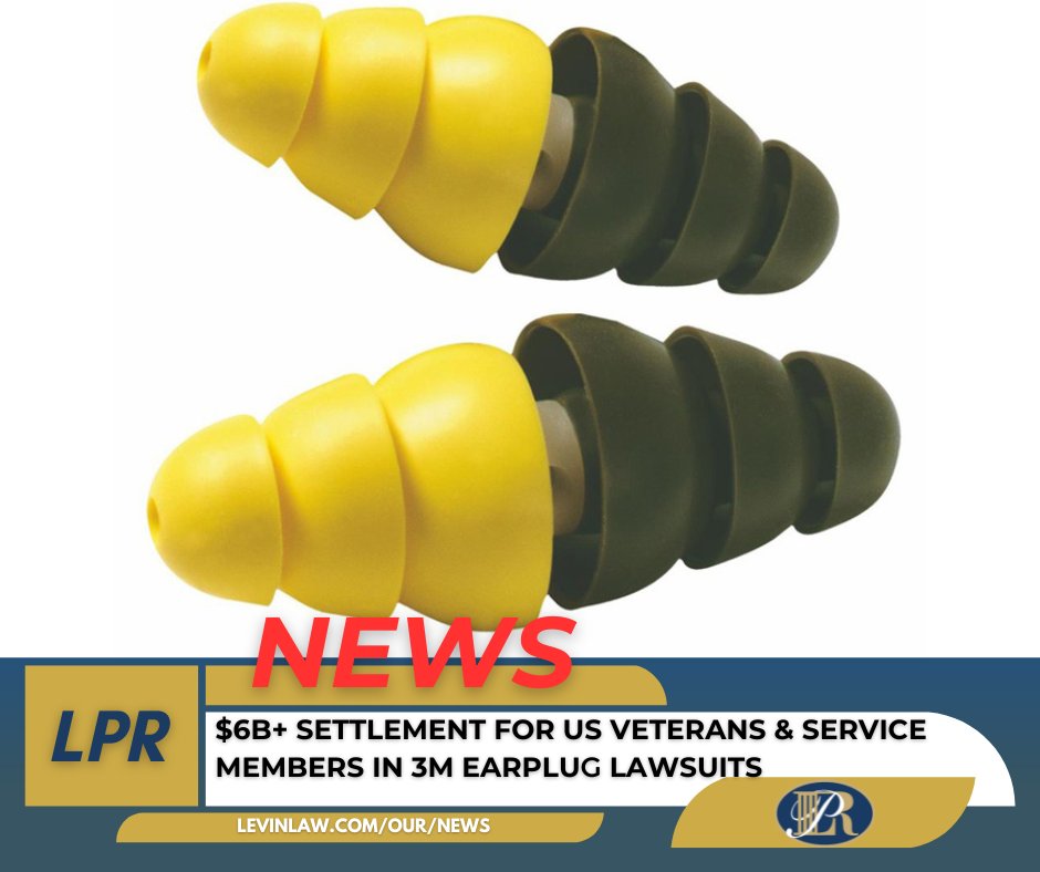 LevinPapantonio's tweet image. Read about the landmark #settlement in the 3M military #earplug litigation on LPR News:
levinlaw.com/2023/08/29/lan…