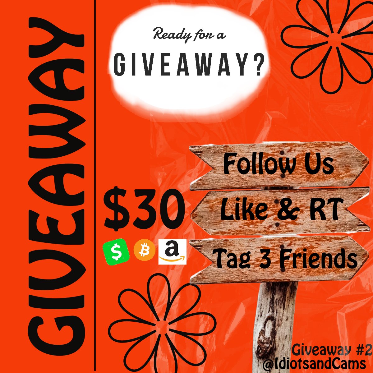 IdiotsandCams's tweet photo. 🎊500 Followers Giveaway🎊

As Promised, Here it is! 30$
Steps:
1. Follow Us 
2. Like & Retweet  
3. Tag 3 friends  

Thank you for all the support guys!! #Goodluck  to Everyone! 

#giveaway #giveawaycontest #giveaways #instagram #viral #facebook #tiktok #cheating #fights #love #crypto #ElonMusk #memes #TuckerCarlson  #sad
