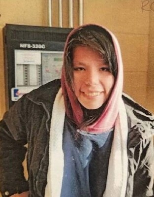 Eh_Canadaian's tweet photo. Jasmine Laboucan is missing from Grande Prairie, Alberta Canada RCMP 780-830-5700 wish for a safe return #Alberta, #missingperson, #GrandePrairie #canada,#reddressalert, #Missingperson, #Missingincanada, #MMIWG2S, #Abmissing #bolo #Nomorestolensisters, #Aboriginalalert, #RCMP, https://t.co/O2GegDI4mi