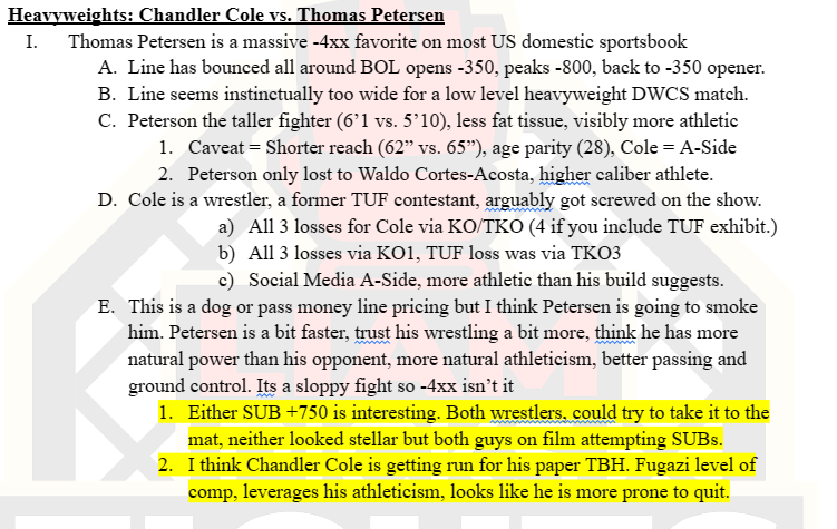 LiamPicksFights's tweet photo. Final tally from #DWCS4 📈☘️
Proud of the reads & bets this week.
Small, responsible slate worthy of #DWCS volatility
A lot of supporting research & analysis
#GamblingTwitter #MMATwitter #UFC https://t.co/eMdpZYQy2M