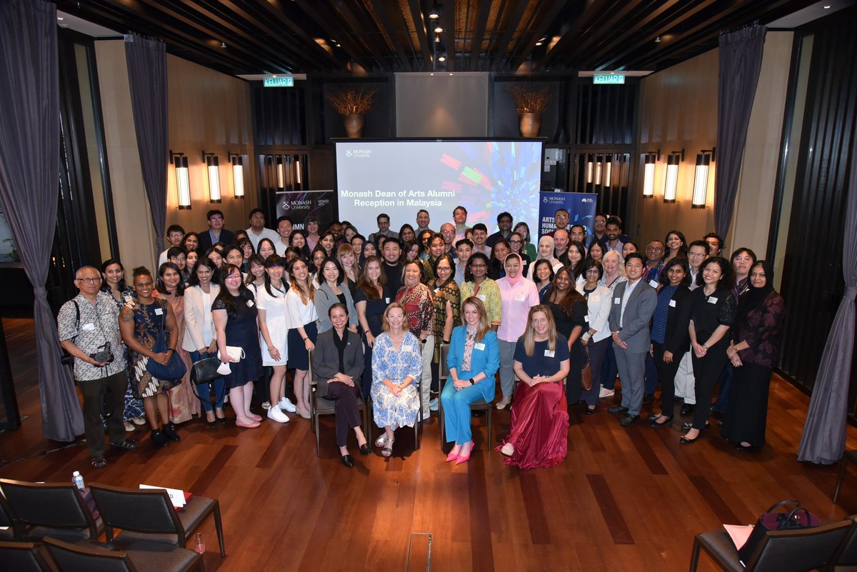 monashmyArts's tweet photo. 🎊🎊We and @Monash_Arts had a wonderful reception with our Alumni in KL. 🎊🎊
Thank you to all our alumni for making time for this reception.
#artsalumni #monasharts # https://t.co/BgfaHERUEt