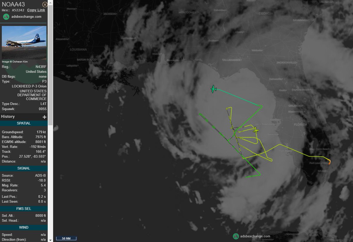 NOAA43 in on the #HurricaneIdelia Hunt

globe.adsbexchange.com/?icao=a52242,a…