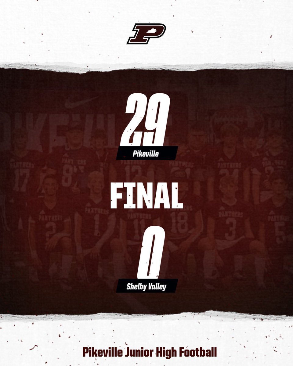 HAIL PIKEVILLE!
2-0!
FINAL SCORE FROM HILLARD HOWARD FIELD: