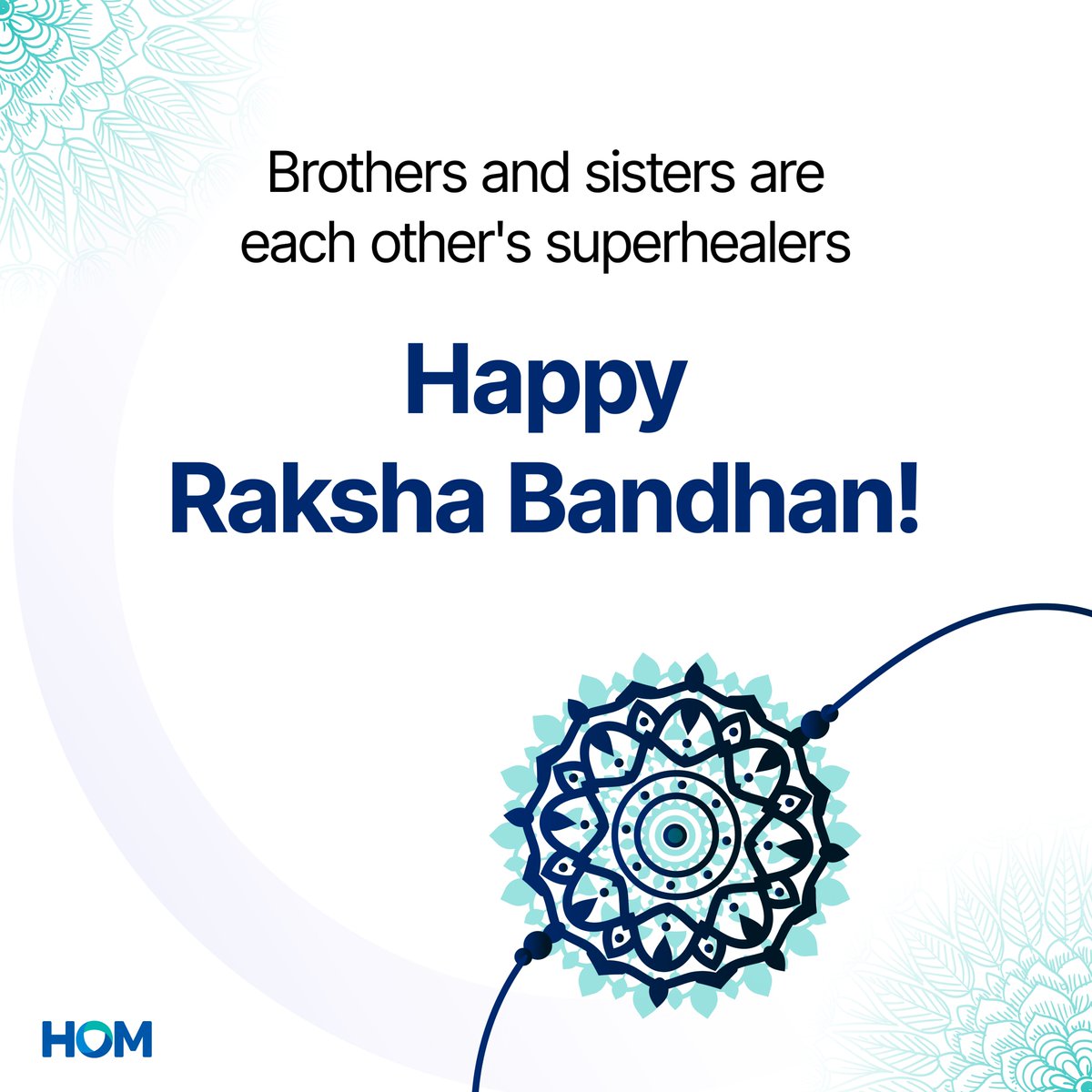 hom_rcm's tweet photo. On the occasion of Raksha Bandhan, we at HOM extend our warmest wishes to you and your loved ones. May this Rakhi strengthen the ties of affection, respect, and camaraderie.

#HappyRakshaBandhan #RakshaBandhan2023 #HOM #BrotherSisterLove #RakhiFestival #SiblingsForever #RakhiJoy https://t.co/olJI6w4G5P