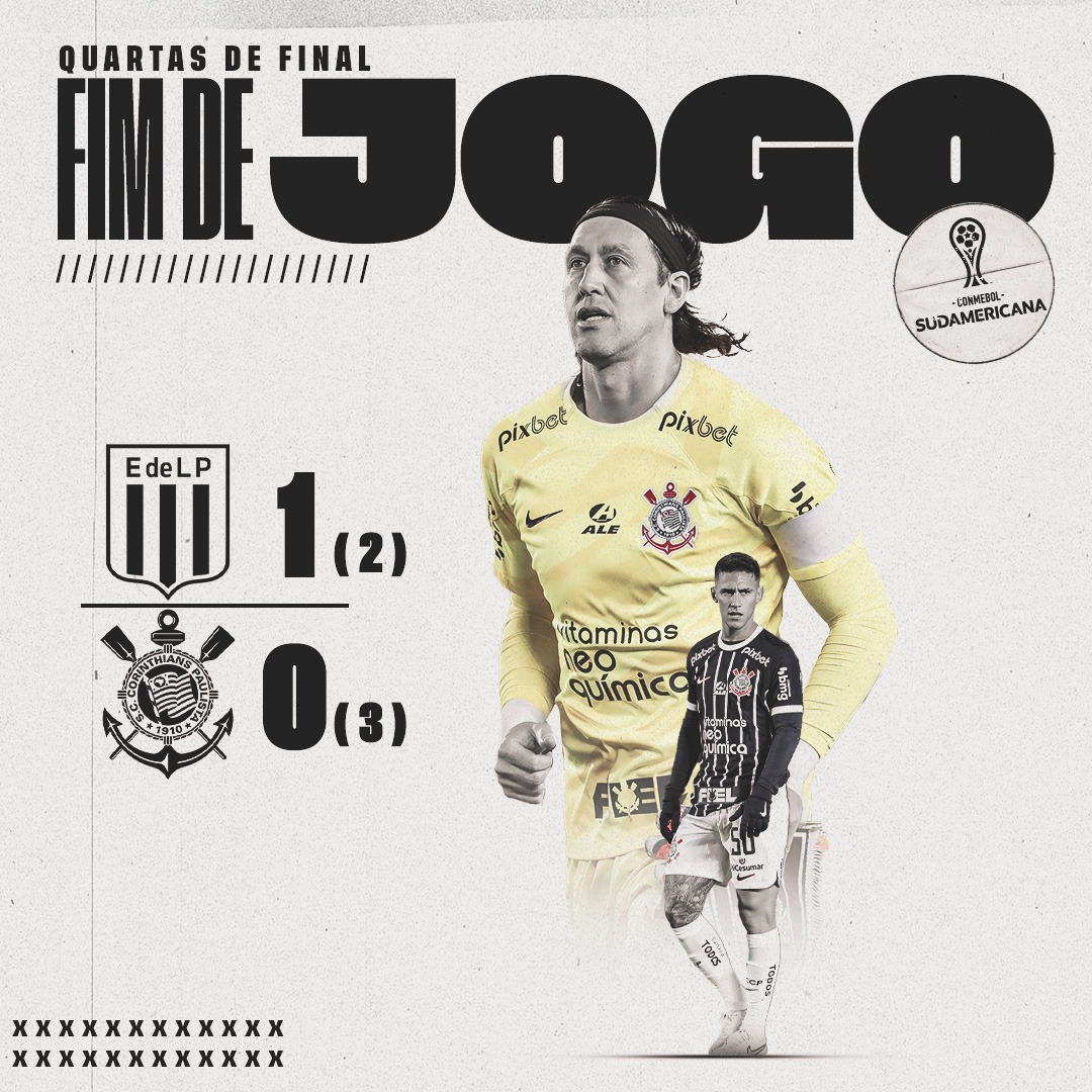 Corinthians's tweet photo. FIIIIIM DE JOGO NA ARGENTINA!

NOS PÊNALTIS, O TIMÃO GARANTIU A VAGA NA SEMIFINAL DA CONMEBOL SUDAMERICANA! 👊

VAMOOOOOOOOOOOOOOOS!

#DiaDeCorinthians
#VaiCorinthians https://t.co/0UyRDDwNFX