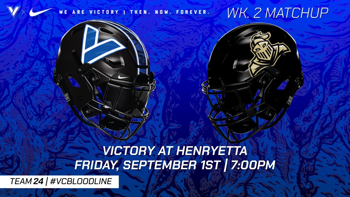 Locked in. Let’s stack. 7:00pm kickoff. #VCBloodline #CNQR #OKPREPS