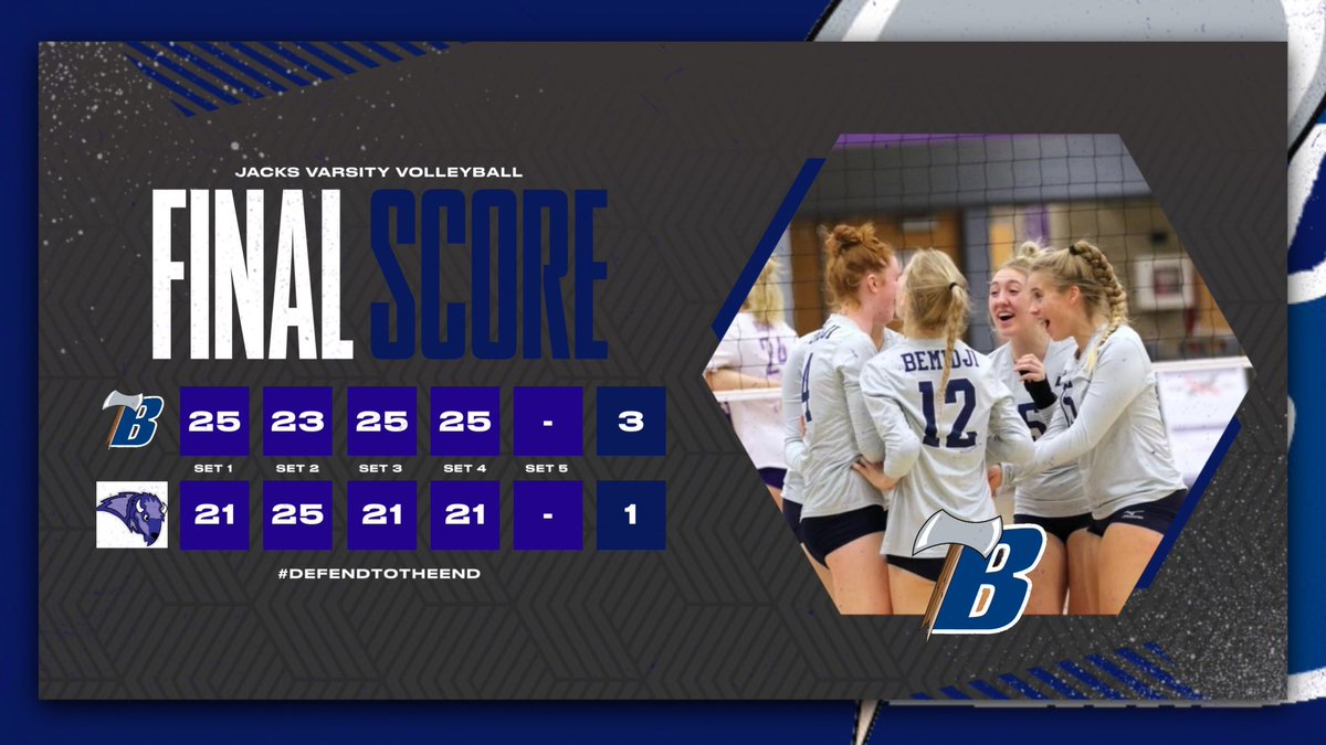 bemidji_VB's tweet image. HUGE WIN TONIGHT!! #DefendToTheEnd