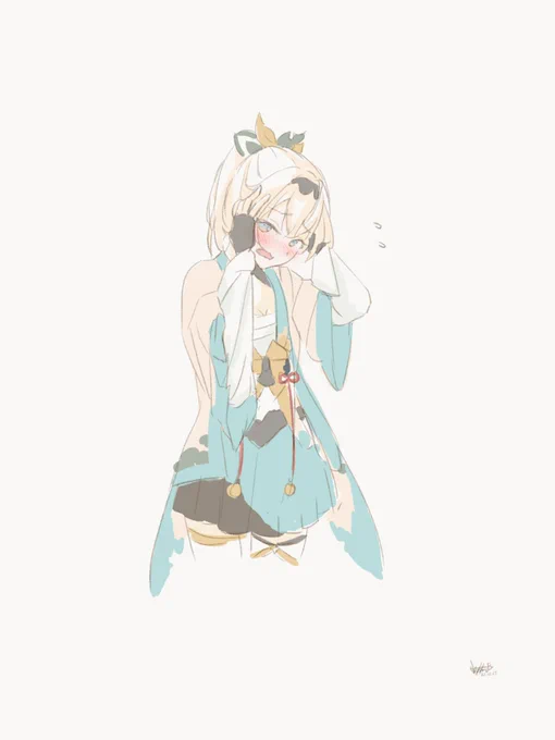 #いろはにも絵をいろは殿まとめ困り眉多いな… 